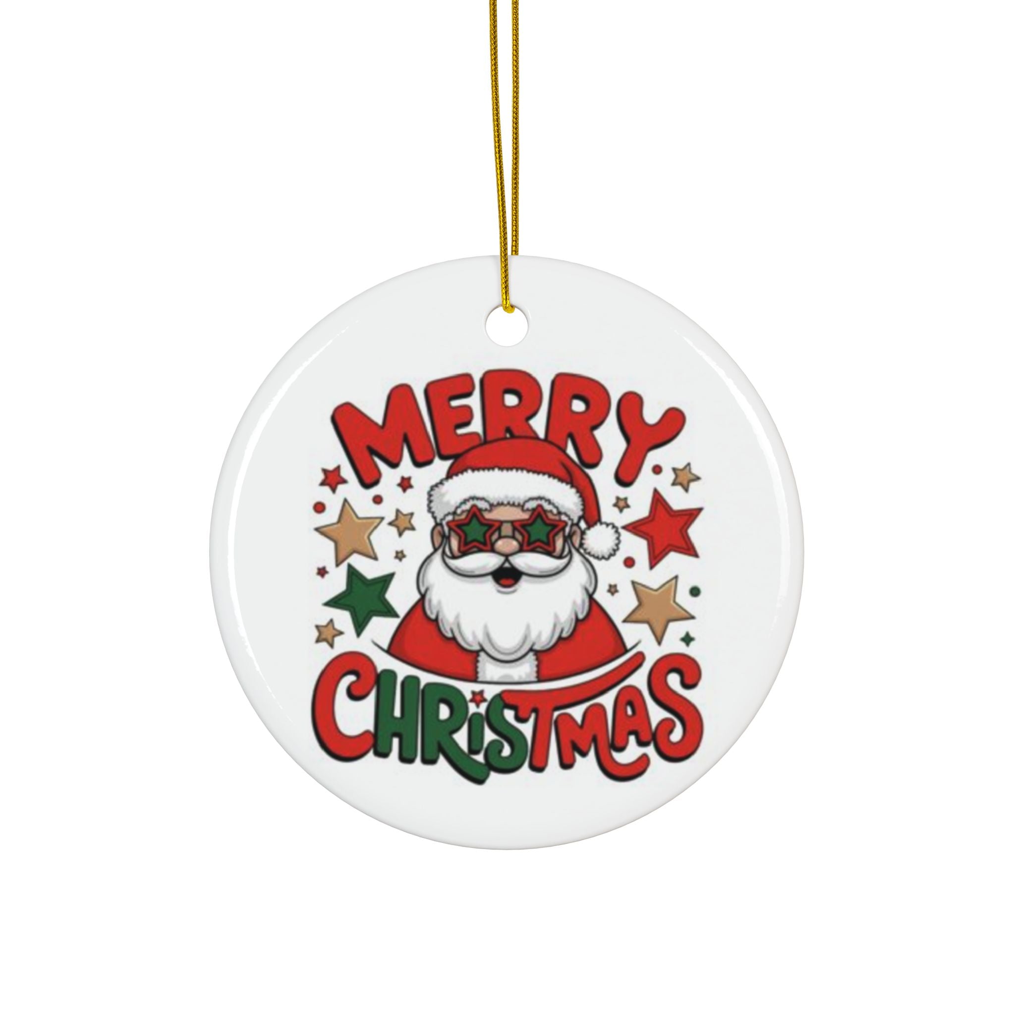 Christmas Ornaments, Ceramic Christmas Ornaments, Merry Christmas Design, Holiday Decor, Personalized Gift, Festive Decorations, Unique Ornaments