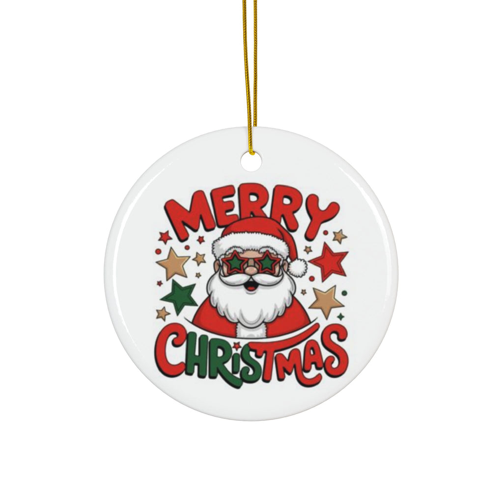 Christmas Ornaments, Ceramic Christmas Ornaments, Merry Christmas Design, Holiday Decor, Personalized Gift, Festive Decorations, Unique Ornaments