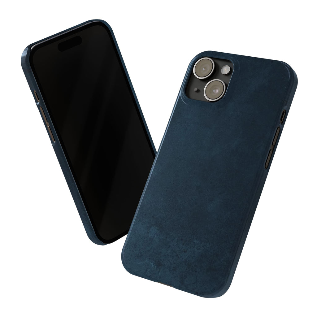 iPhone Cases, Elegant Navy Slim Phone Case | Minimalist Design, Gift for Her, Phone Accessories, Modern Decor, Trendy Tech Gear