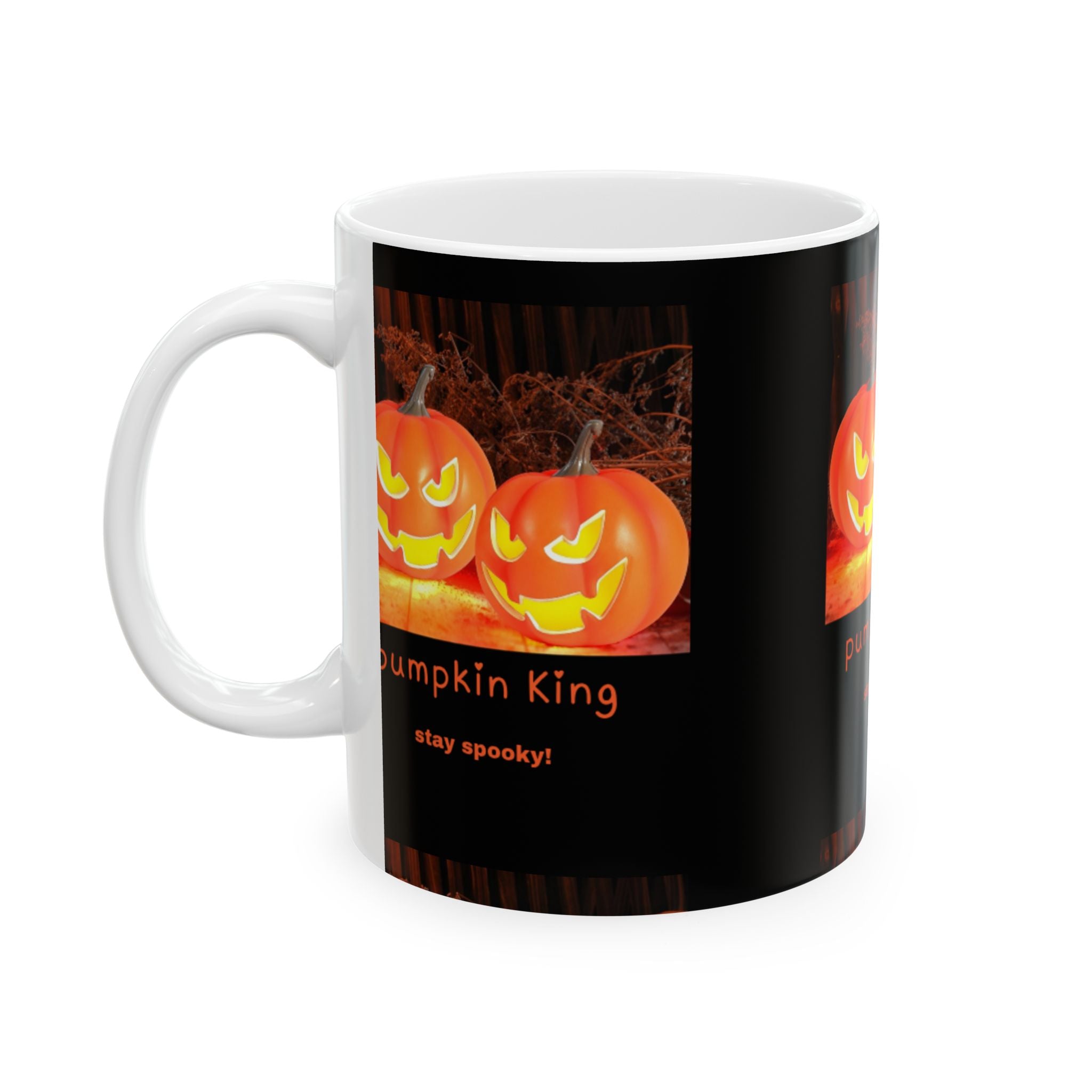 Mug, Pumpkin King Mug - Stay Spooky Halloween Ceramic Coffee Cup, Perfect for Fall Decor, Gift for Halloween Lovers, Halloween Party Favor