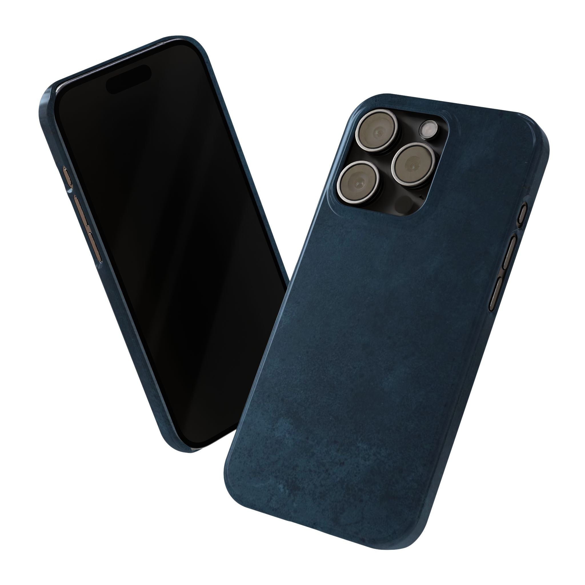 iPhone Cases, Elegant Navy Slim Phone Case | Minimalist Design, Gift for Her, Phone Accessories, Modern Decor, Trendy Tech Gear