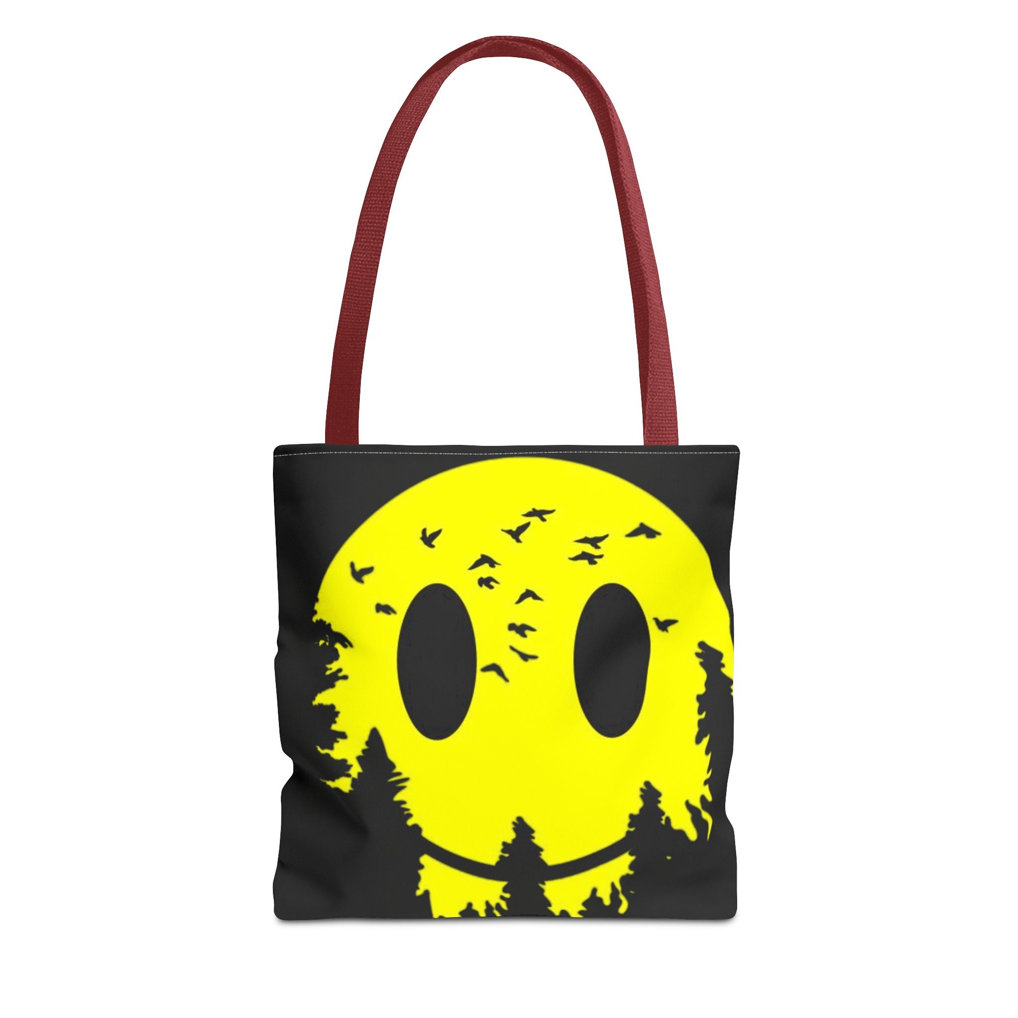 Tote Bag – Eco-Friendly, Reusable Shopping Bag, Smiley Nature Tote Bag – Eco-Friendly, Gift for Nature Lovers, Festival Tote, Casual Everyday Use
