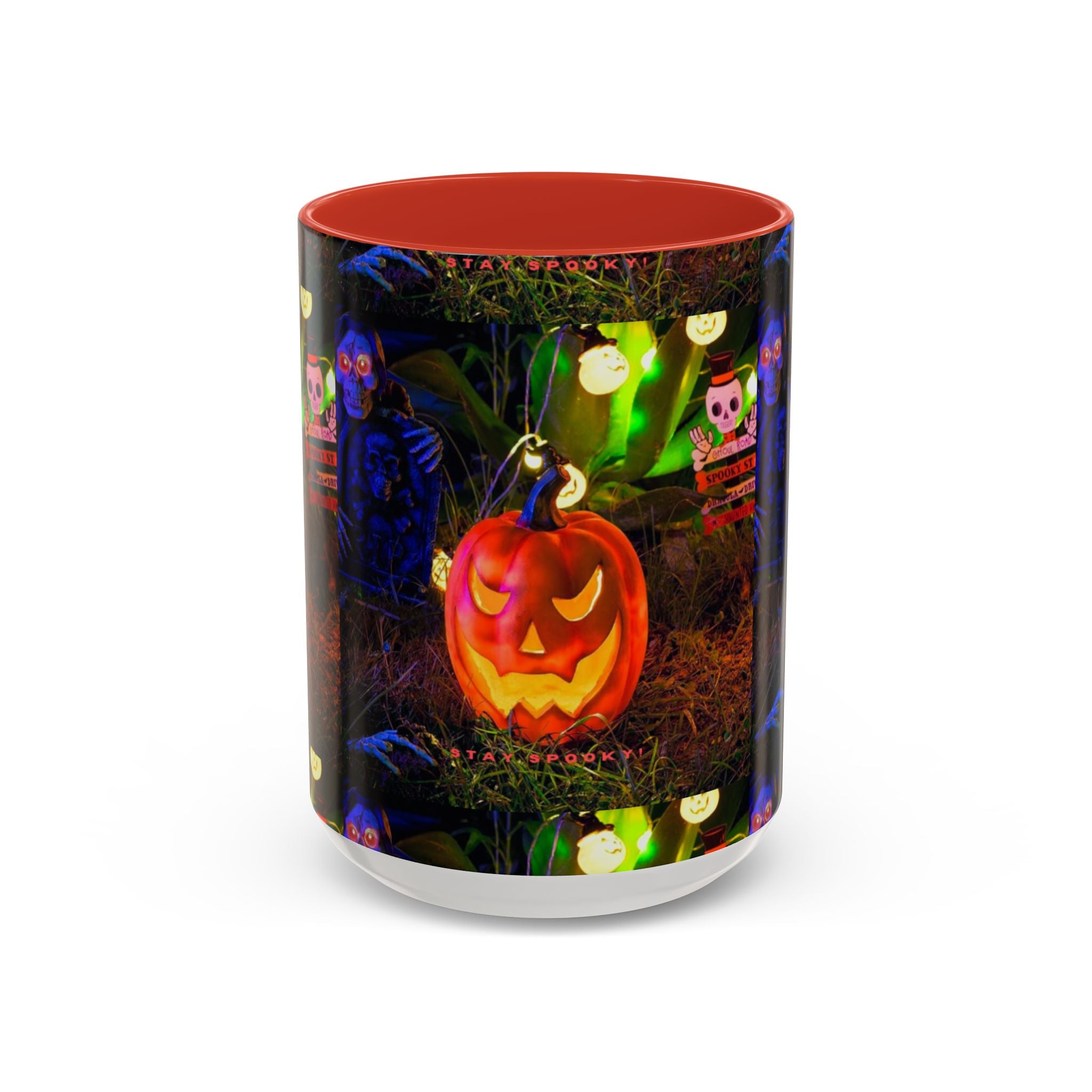 Halloween Accent Mug | Ghostly Decor & Spooky Drinkware