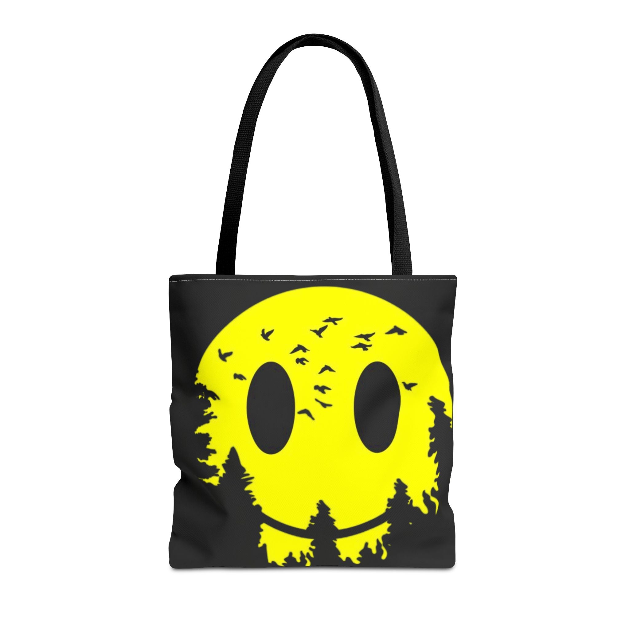 Tote Bag – Eco-Friendly, Reusable Shopping Bag, Smiley Nature Tote Bag – Eco-Friendly, Gift for Nature Lovers, Festival Tote, Casual Everyday Use